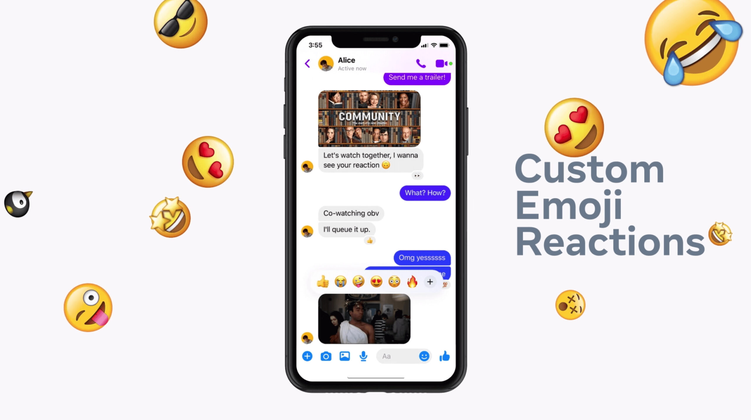 Almost everything Facebook Messenger has, Instagram box chat DOES and so much more!