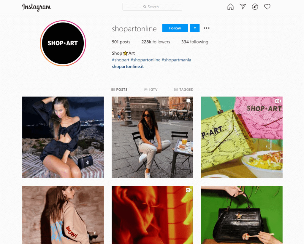 Use Instagram Business Account to use Shoppable Posts