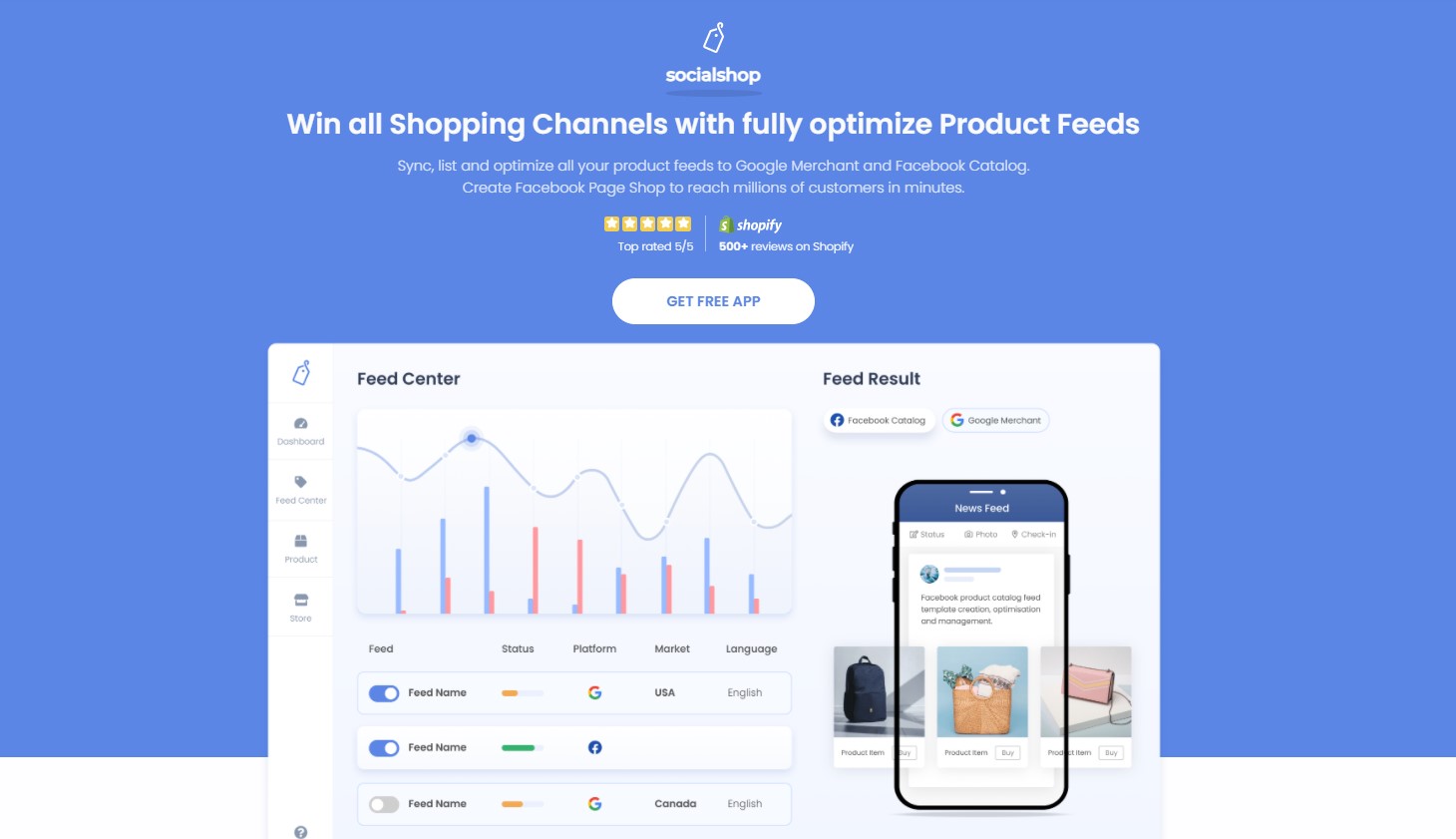 Socialshop, one app that helps sell on Google Shopping