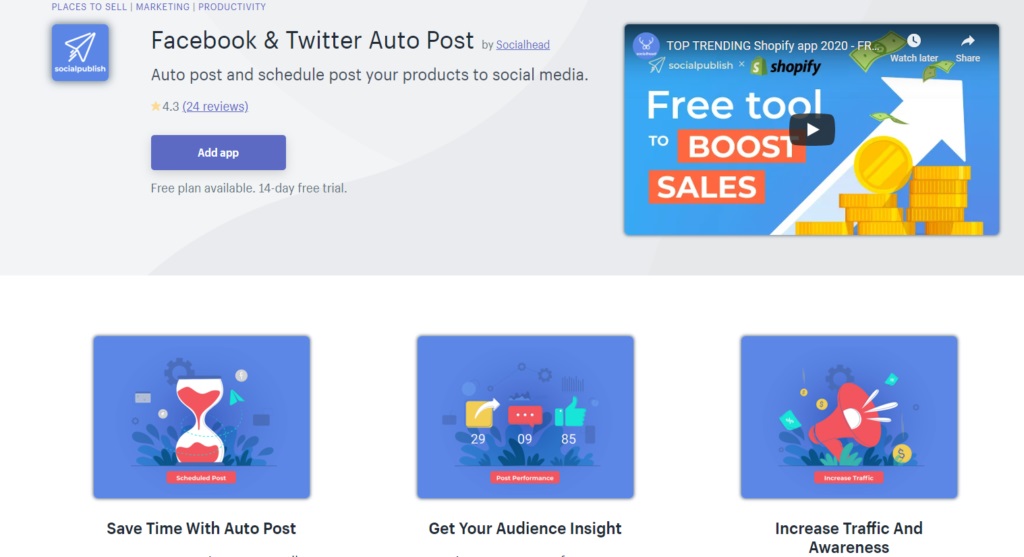 Socialpublish allows you to post your content automatically