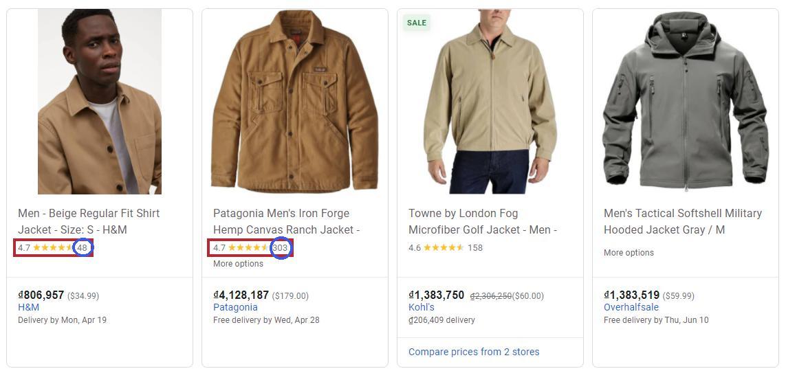 The exact same number but the 4.7 of the first jacket is ‘heavier’ than the second one