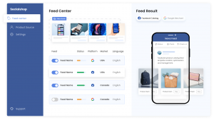 Convert and sell more on Google Shopping and Facebook Shop. List, sync and optimize
your product feeds from Shopify to all platforms in minutes with Socialshop.