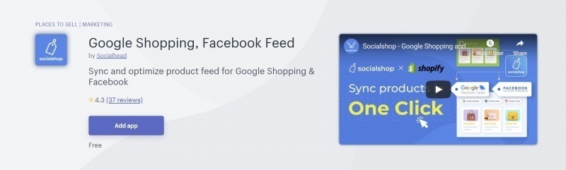 With Socialshop, you can sync products to a new level