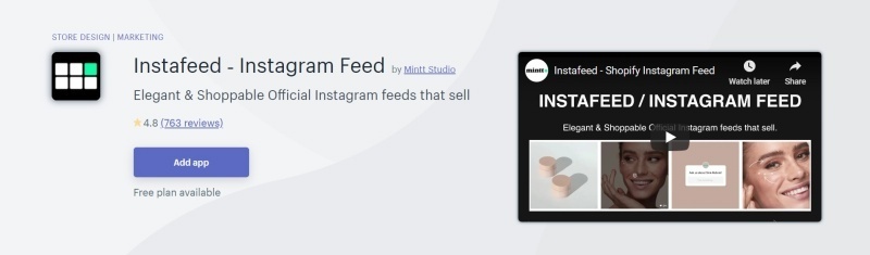 adding instafeed to shopify