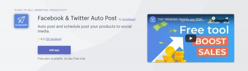 Socialpublish - Facebook & Twitter Auto Post 