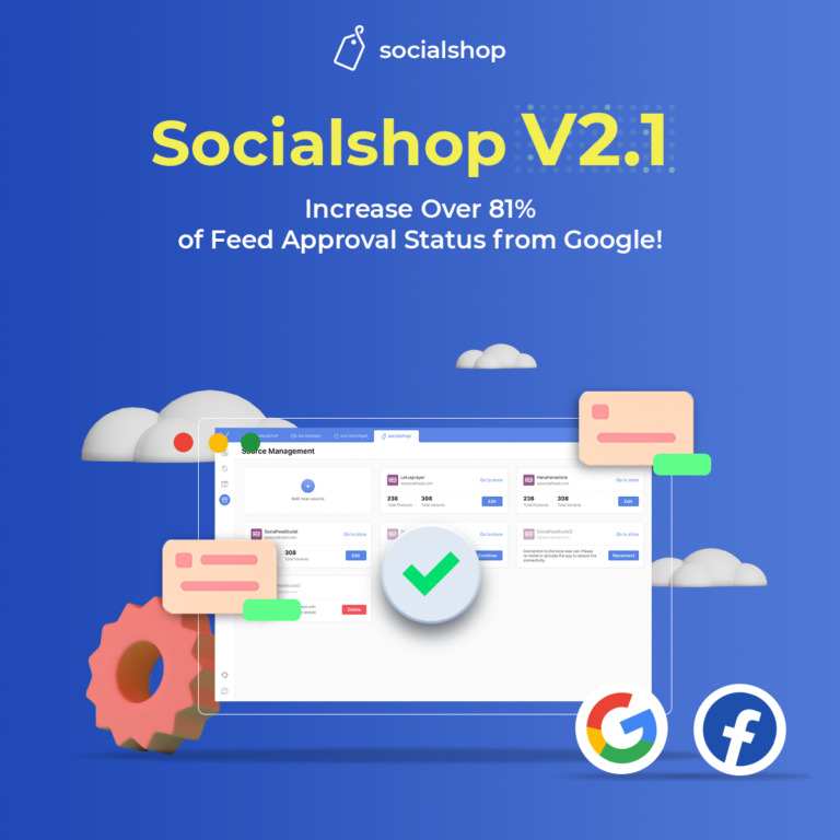 Manage Google Shopping Feeds easily with Socialshop