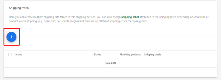You should add your shipping rates - Fix common google merchant center errors
