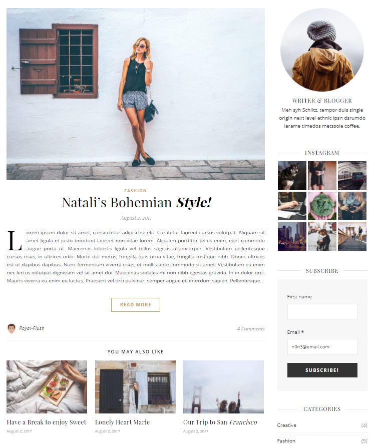 Design your personal blog with Ashe