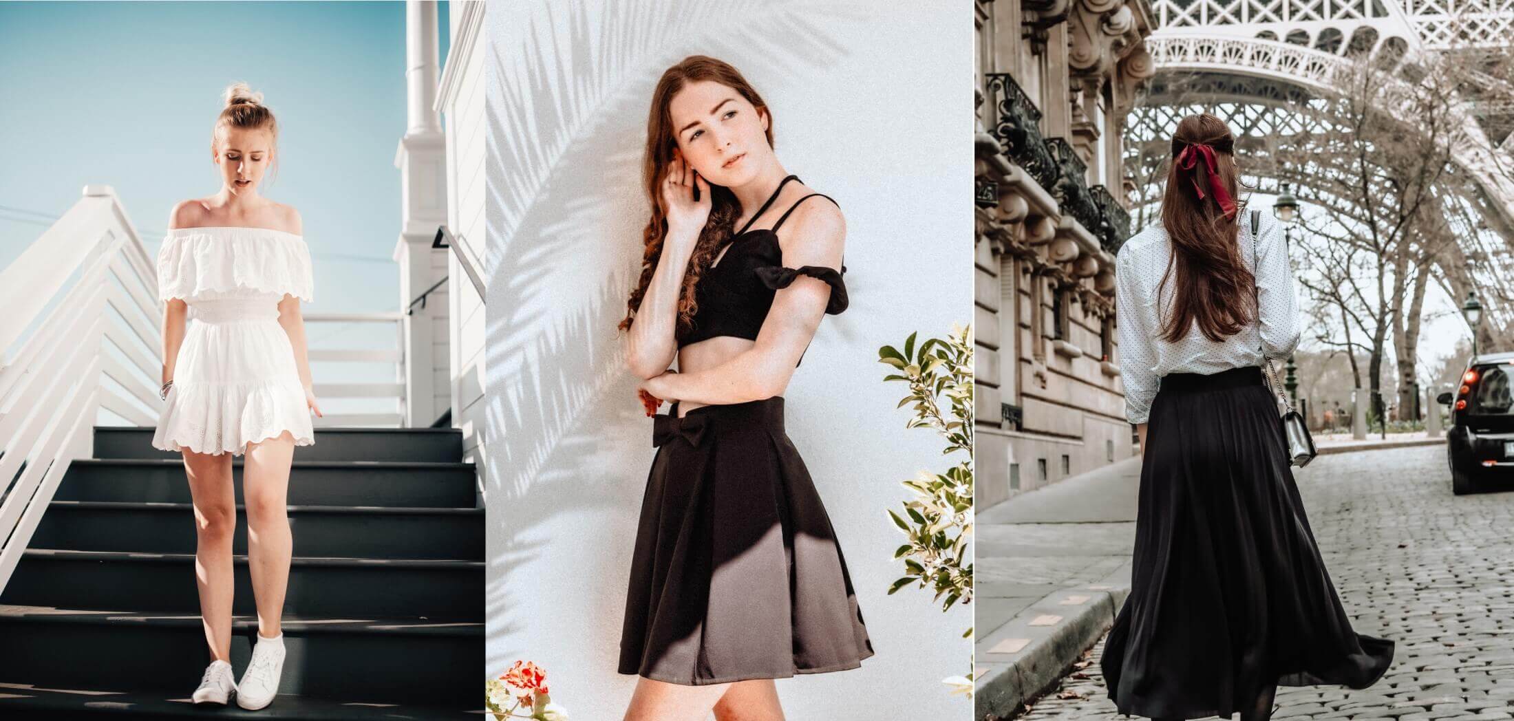 A simple but elegant dress can take the spotlight in your shop