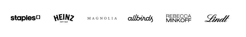 Some examples of brands using Shopify Plus include Staples, Heinz, and Lindt Chocolates. Source: Shopify.