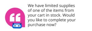 A gentle reminder may be your assistant if the customers have been browsing for a long time on your site