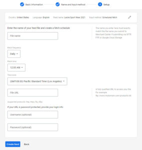 Google Shopping feed types - Socialhead