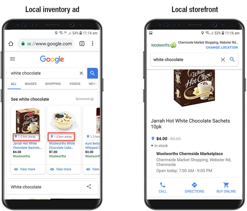 The local customers can find your products easier on search engines with Google LIA