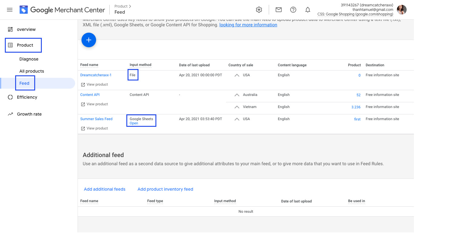 How to download Product Feed from Google Merchant Center