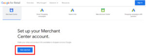 Get started with Google Merchant Center easily