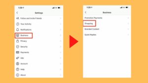 After your Instagram business account is approved, you can activate the Shopping feature