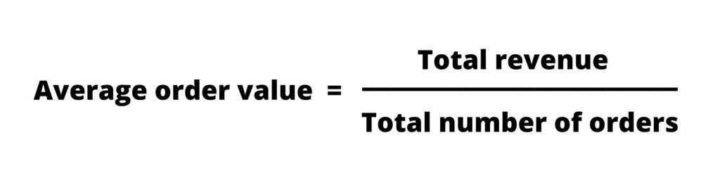 How to increase average order value formula