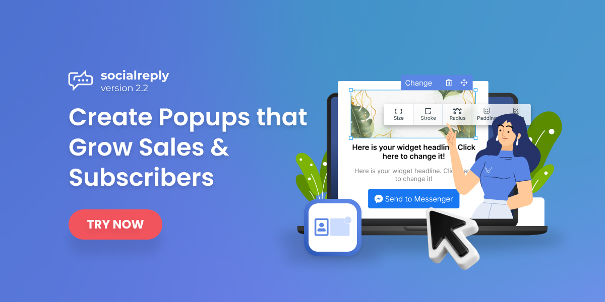 Socialreply V2.2 - Create Popups That Grow Sales & Subscribers