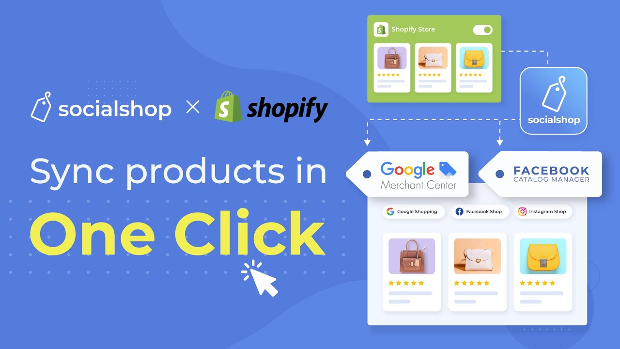 Socialshop - Sync products from Shopify/WooCommerce/BigCommerce to Facebook automatically easier than ever