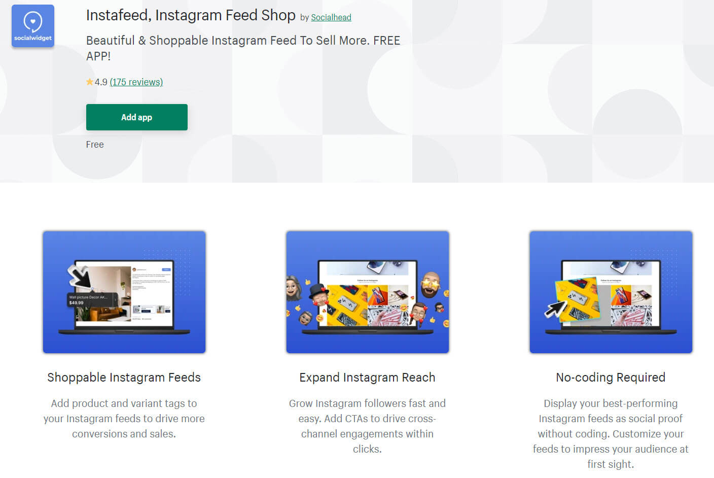 Socialwidget - The best Shopify app for Instagram feeds