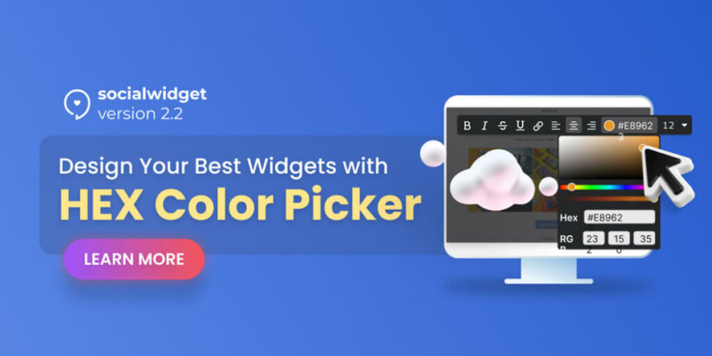 Socialwidget V2.3 - Make Instagram Widgets Stand Out With Color Codes