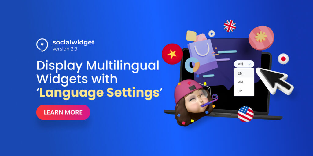 Socialwidget V2.9: Display Multilingual Widgets With ‘Language Settings’