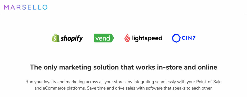 Seamlessly integrate your customers data for both in-store and online