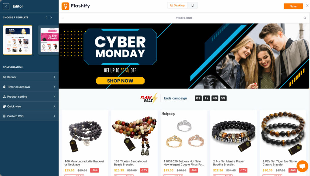 Flashify is a must-have for the holiday sales season
