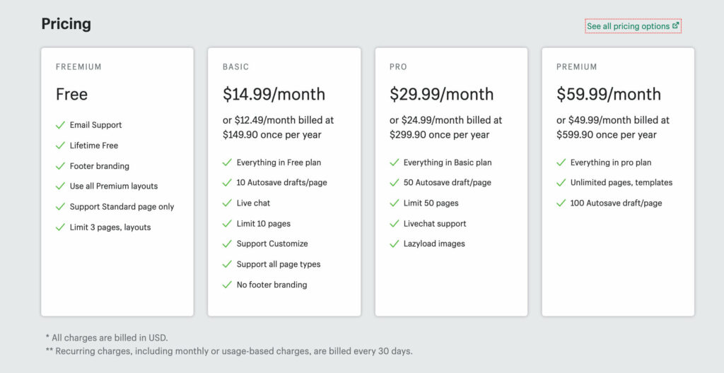 LayoutHub pricing plans