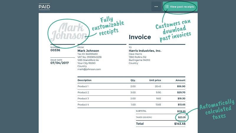 Quaderno makes another great Shopify accounting app