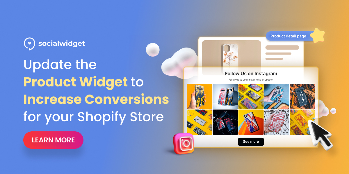 Free Social Media Widget App For Shopify