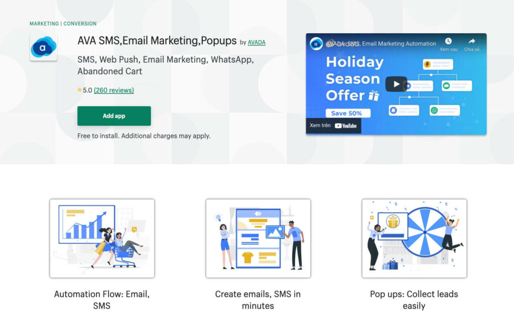 Avada Email Marketing, Automation, SMS, Pop-up