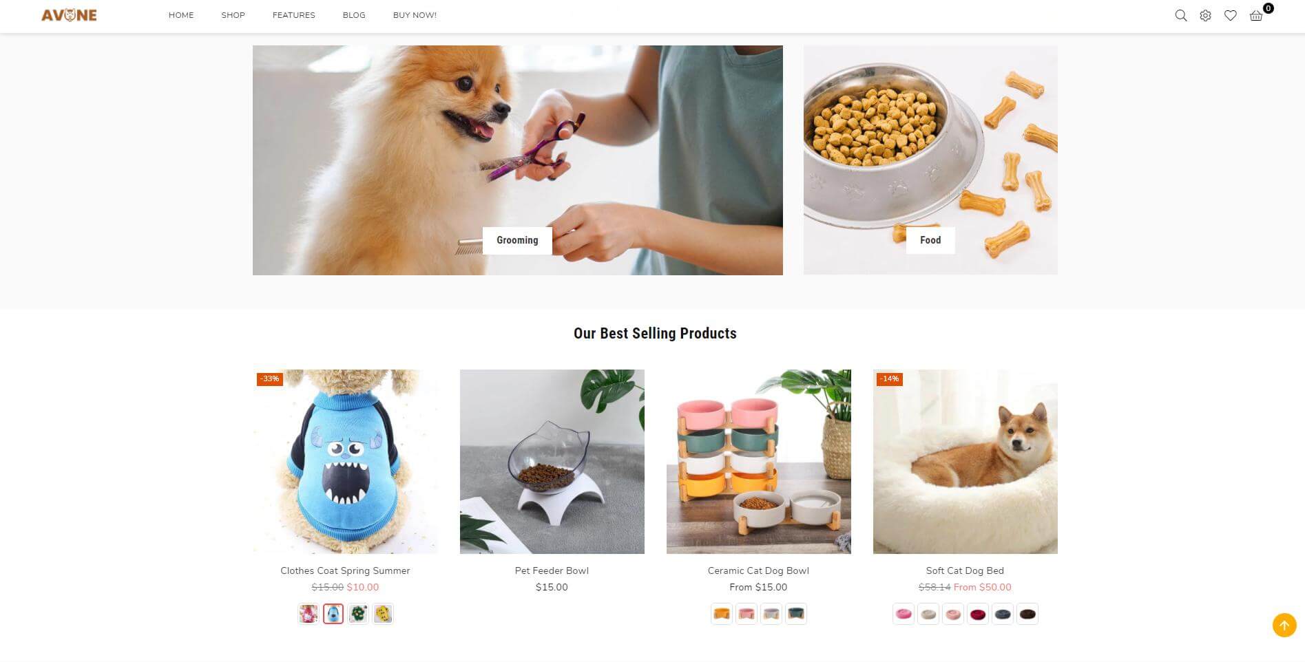 The pet industry consists of many niches and this versatile theme fit them all!