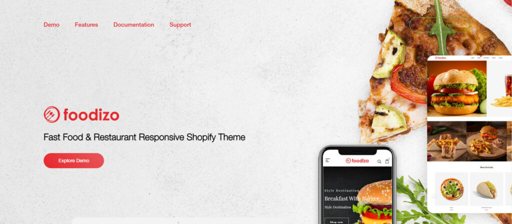 Foodizo – Fast Food and Restaurant Responsive Shopify theme