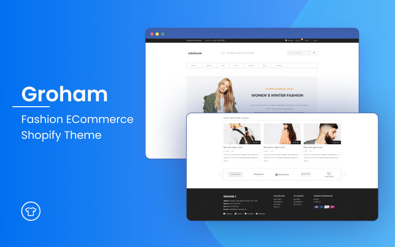 Groham is one of the best Shopify fashion themes 