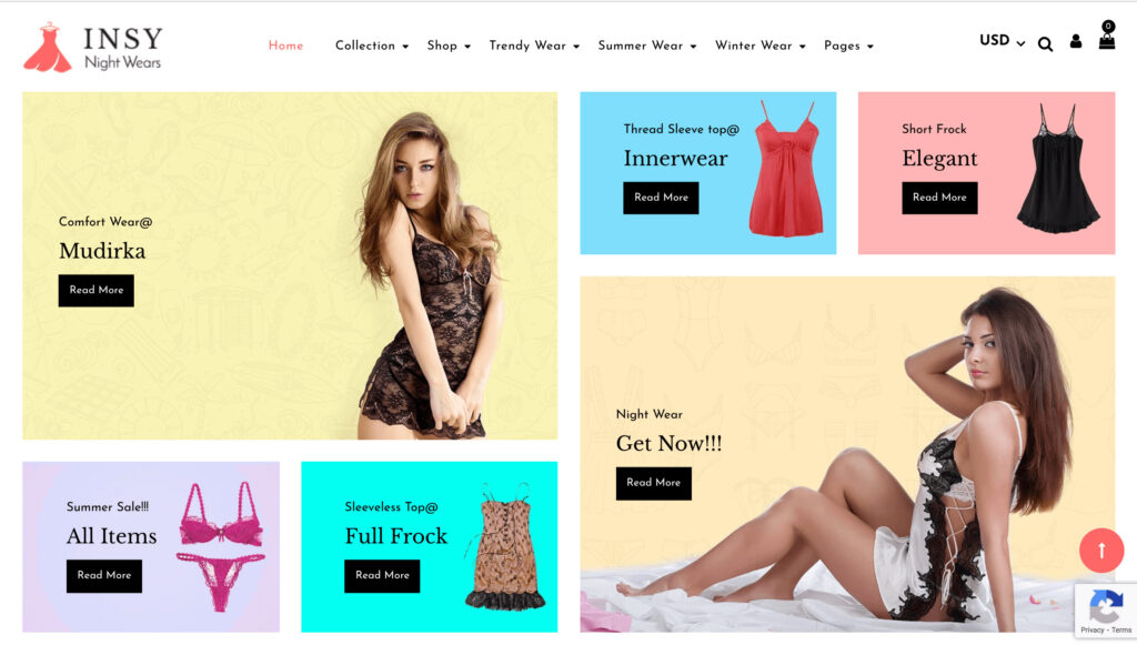 Insy is a visually appealing and engaging Shopify theme