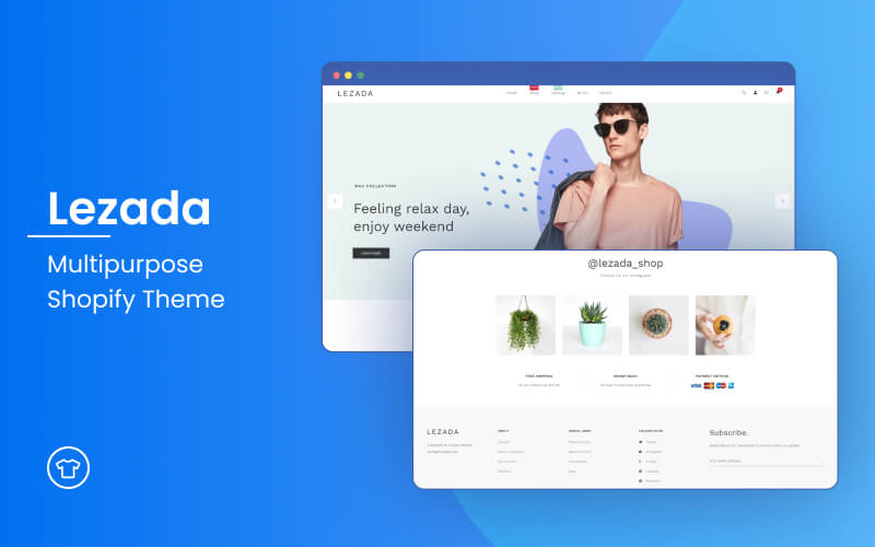 Lezada is one of the Shopify fashion themes that can be used for multiple purposes