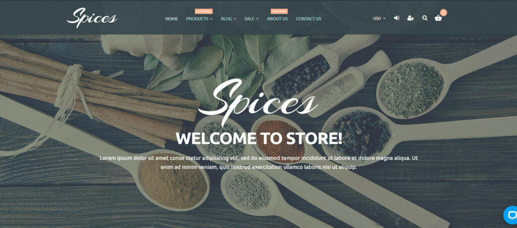 Spice is one of the most unique Shopify fashion themes