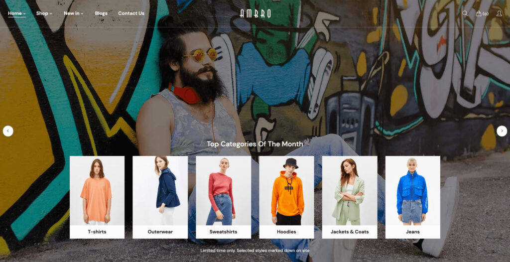 There is no reason to leave out Ambro in our best Shopify fashion themes collection