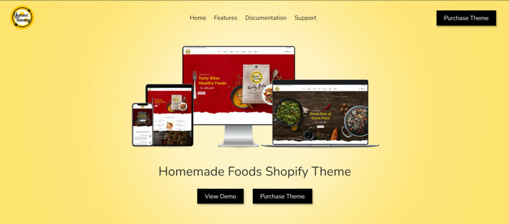 Yummi allows you to present your culinary in a visually appealing manner