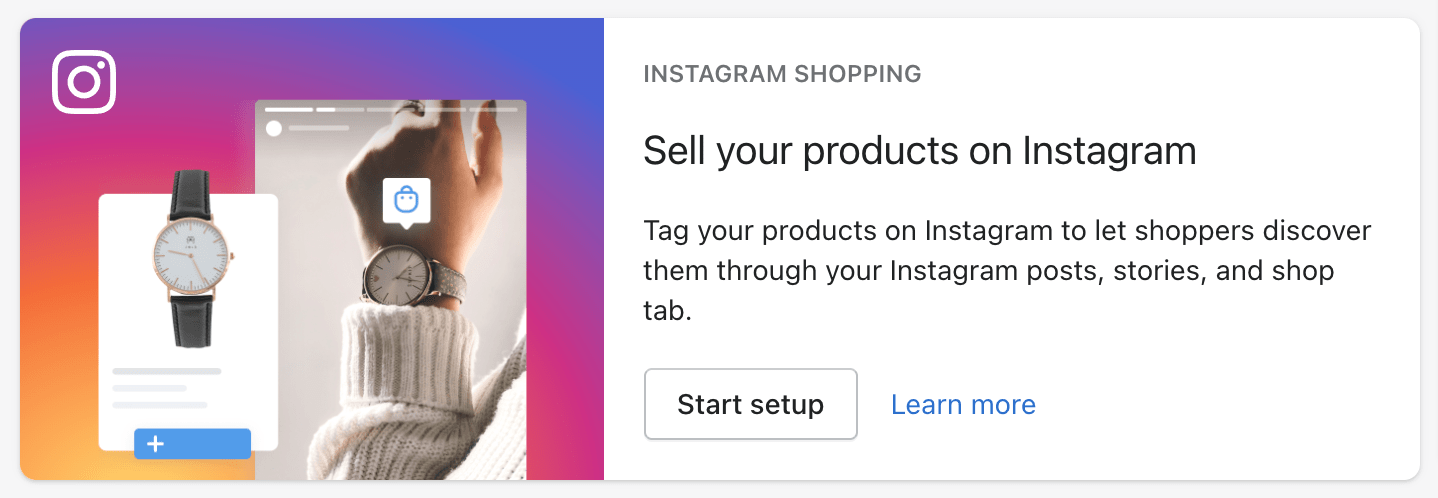 Start Instagram Shopping 