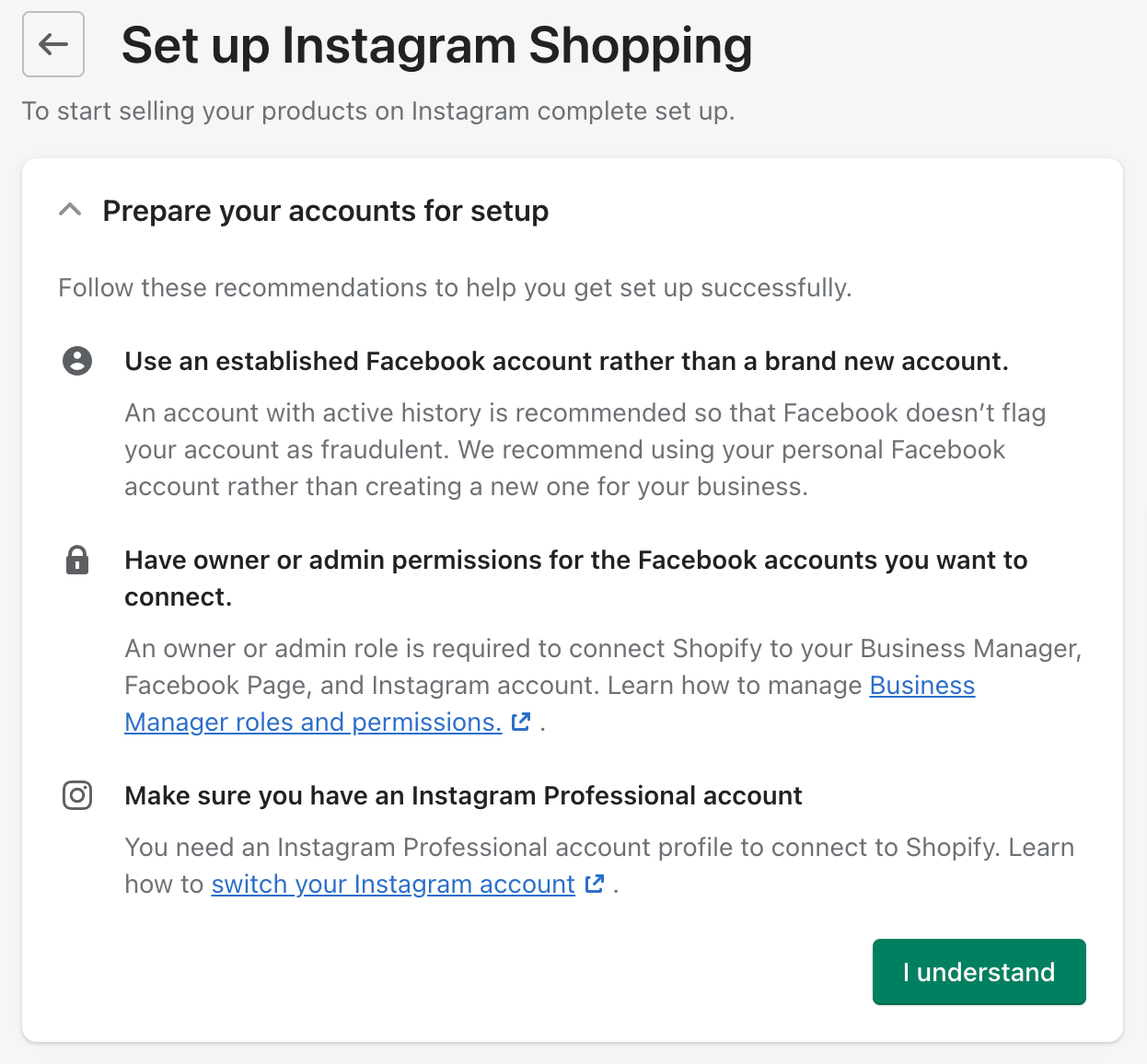 Set up Instagram Shopping