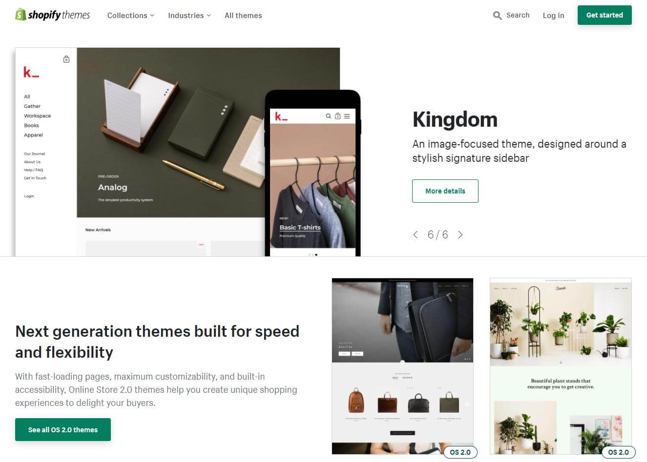 Shopify Theme Store is where you can find a theme that best suits your needs