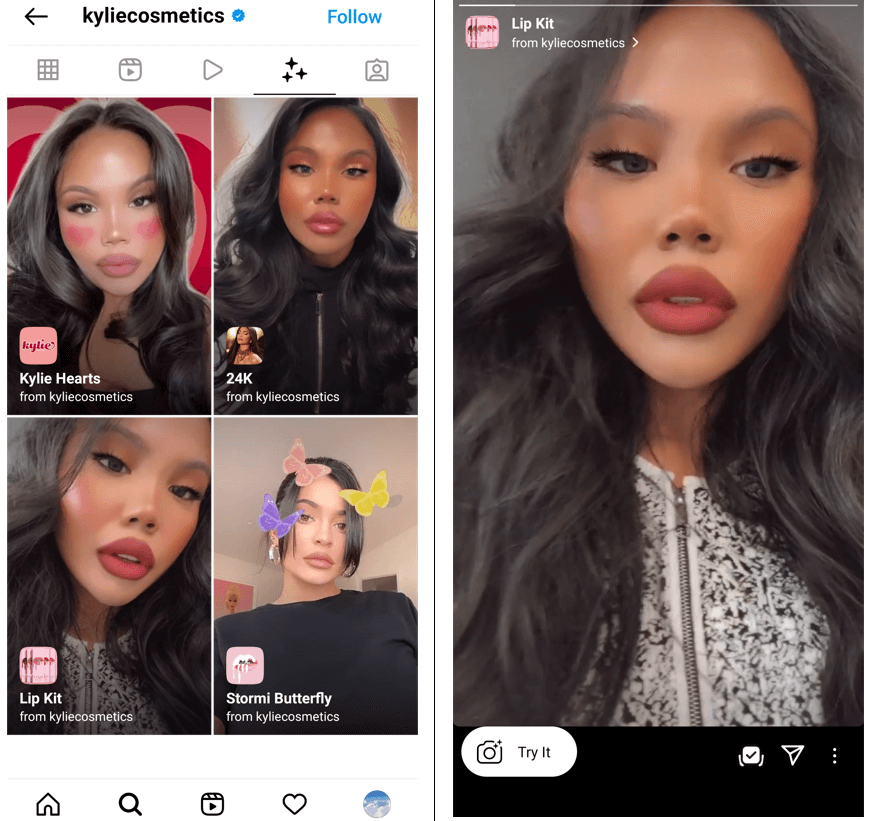 The future of Online Shopping - AR beauty filters