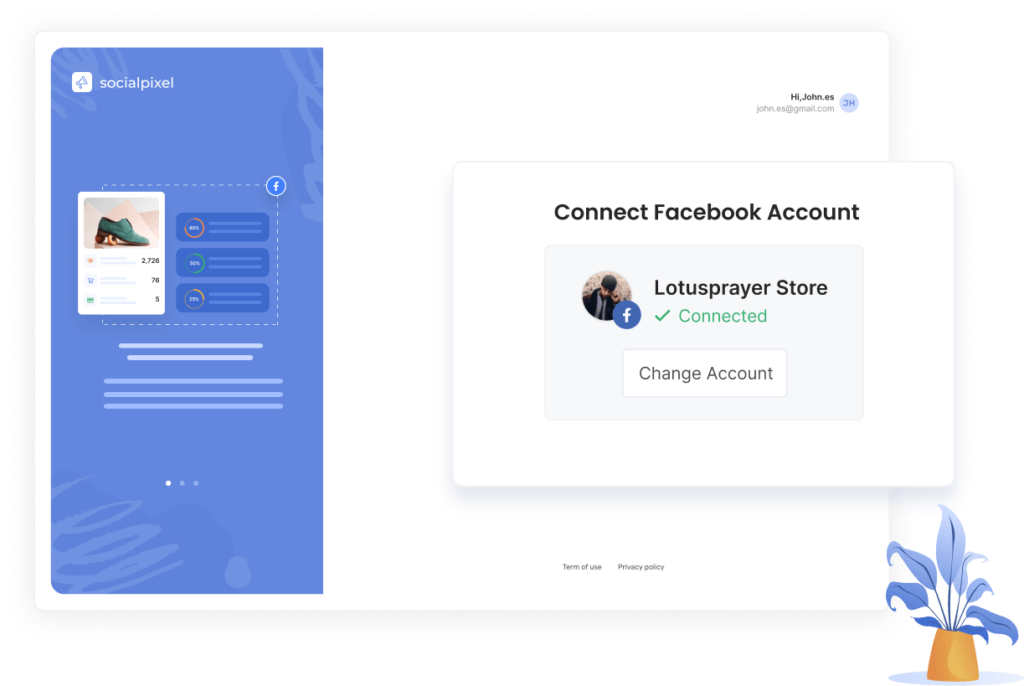 Connect to your Social Accounts